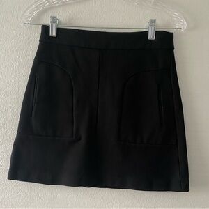 Maeve Knit Mini Skirt with Pockets Black size US 4